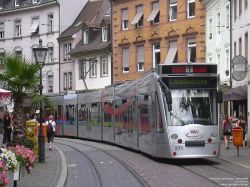 Трамвай на улице Фрайбурга
