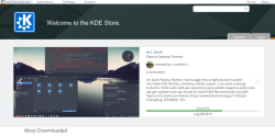 Веб-интерфейс магазина приложений KDE Store