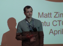Мэтт Циммерман на Free Software and Linux Days (апрель 2011 года)