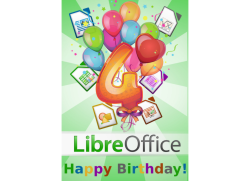 Проекту LibreOffice исполняется 4 года