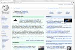 Страница Wikipedia в Chrome 7.0