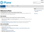 Интерфейс Plone 4 (малый вариант)