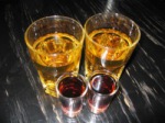 Коктейль Jägerbomb (малый вариант)