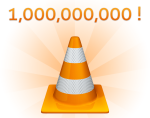 1 миллиард загрузок плеера VLC (малый вариант)