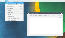 Глобальные меню в виджете KDE Plasma 5.9