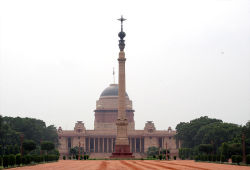 Вид на резиденцию Президента Индии в Нью-Дели