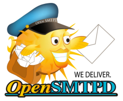 OpenSMTPD доставляет