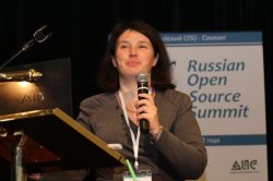 Президент РАСПО Юлия Овчинникова на ROSS 2012