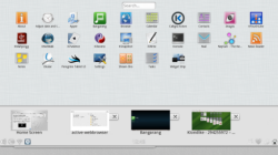 Интерфейс KDE Plasma в Vivaldi