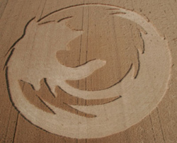 Круг Firefox, сделанный Linux-энтузиастами из Орегона