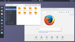 Рабочий стол GNOME 3 в Korora