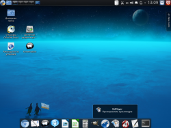 Рабочий стол KDE 4.14 в Calculate Linux Desktop 15