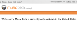 Google Music Beta: только для США