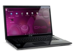 Один из ноутбуков DNS с Ubuntu Linux