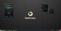 Рабочий стол Bodhi Linux 4.0.0