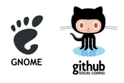 Логотипы GNOME и GitHub