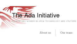 Фрагмент сайта The Ada Initiative