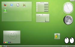 Рабочий стол KDE 4 в openSUSE 12.2