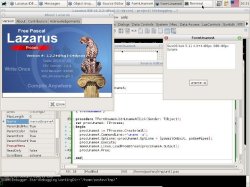 Скриншот рабочего стола операционной системы Dyson OS