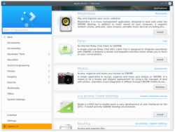 Просмотр приложений в Flatpak в KDE Discover