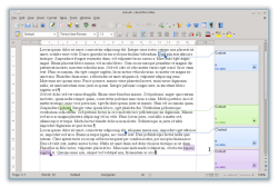 Комментирование выделенных областей текста в LibreOffice 4.0