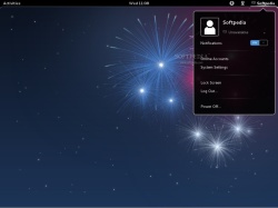 Рабочий стол GNOME в Fedora 17