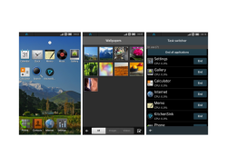 Серия скриншотов интерфейса Tizen