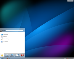 Рабочий стол KDE 4 в Slackware Linux 14.x