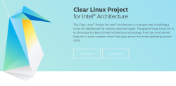 Дистрибутив Clear Linux от Intel