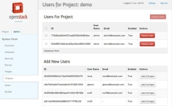 Управление проектами в OpenStack Dashboard