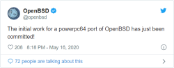 OpenBSD покоряет PowerPC64