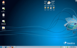Рабочий стол Mandriva Linux 2010