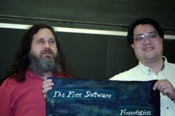 Ричард Столлман иТеодор Тсо на вручении премии Free Software Awards 2006