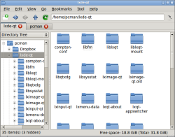 Файловый менеджер PCManFM-Qt