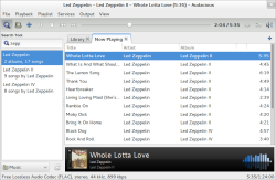 Интерфейс аудиоплеера Audacious 3.3 в Windows
