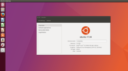 Рабочий стол Unity в Ubuntu 17.04