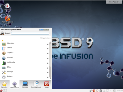 Рабочий стол PC-BSD 9.2 с KDE 4