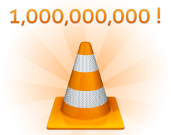 1 миллиард загрузок плеера VLC