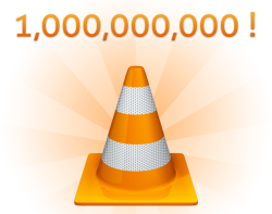 1 миллиард загрузок плеера VLC 1 миллиард загрузок плеера VLC
