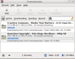 Transmission GTK+