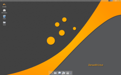 Рабочий стол Linux-дистрибутива Zenwalk 7.4