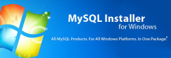 Баннер MySQL Installer для Windows