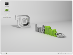 Рабочий стол Linux Mint 11