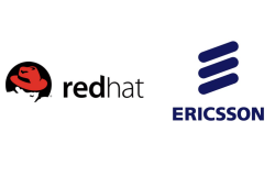 Логотипы Red Hat и Ericsson