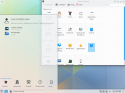 Внешний вид новой версии KDE
