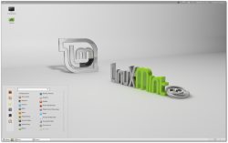 Рабочий стол Linux Mint 12