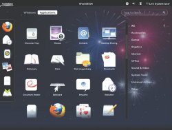 GNOME Shell в Fedora 17