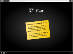 Интерфейс Webian Shell