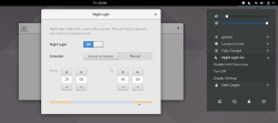 Night Light в GNOME 3.24