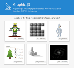 Примеры использования GraphicsJS